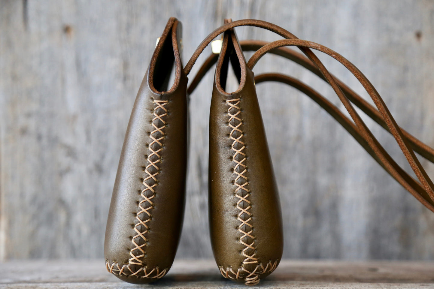 Olive Green Small Minimalist Crossbody Bag