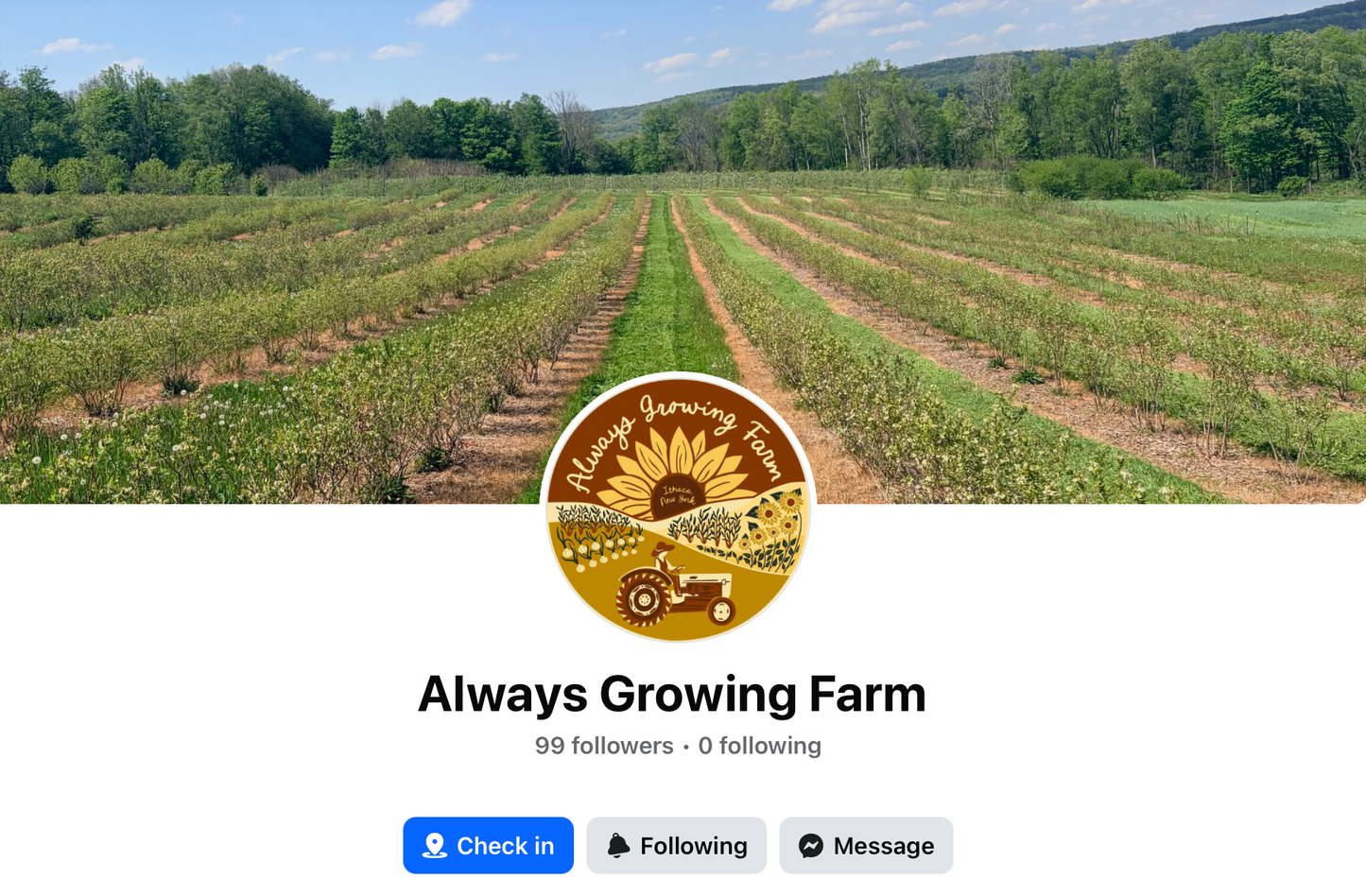 A new Farm Facebook page!