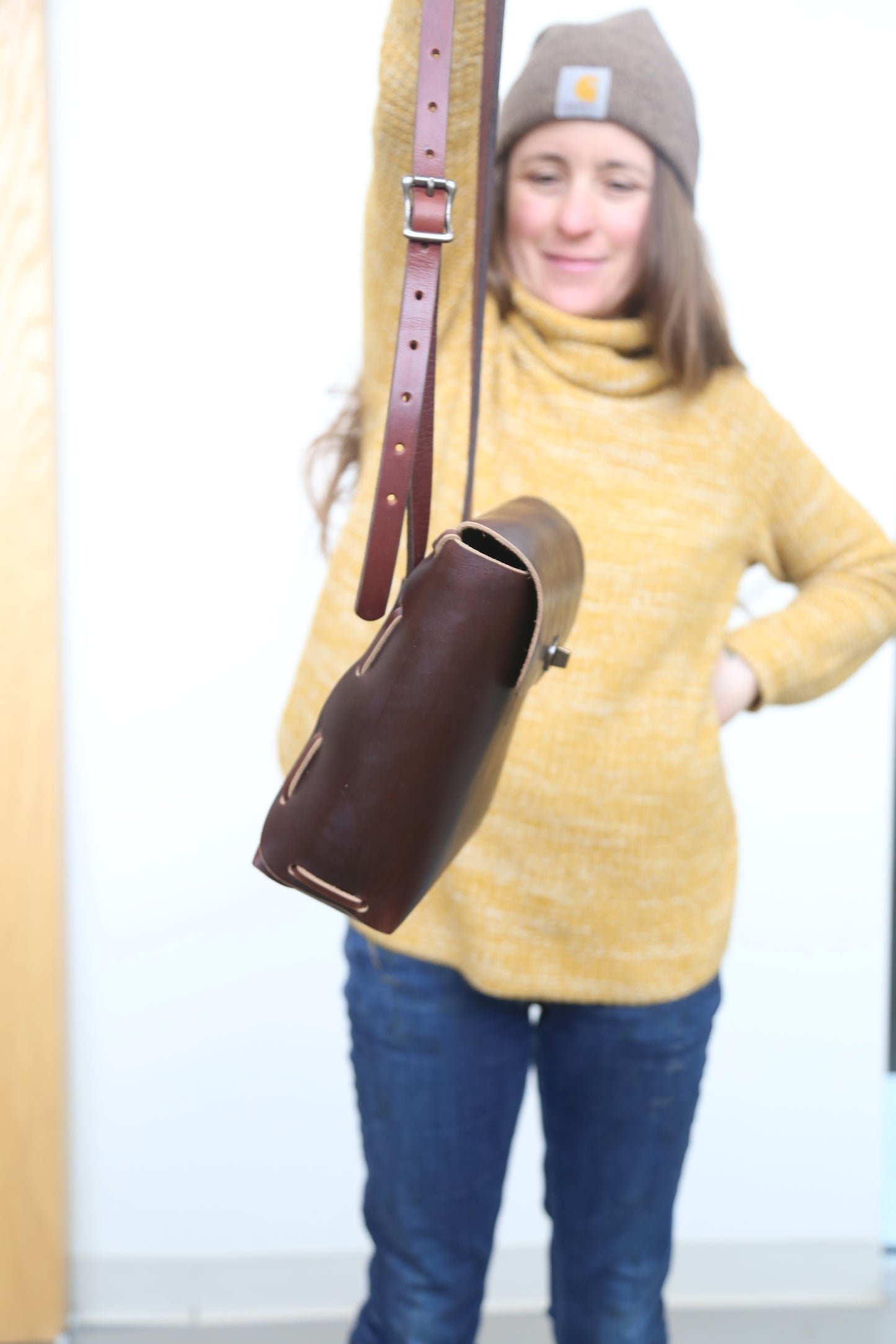 Woven Purse no.2 Brown