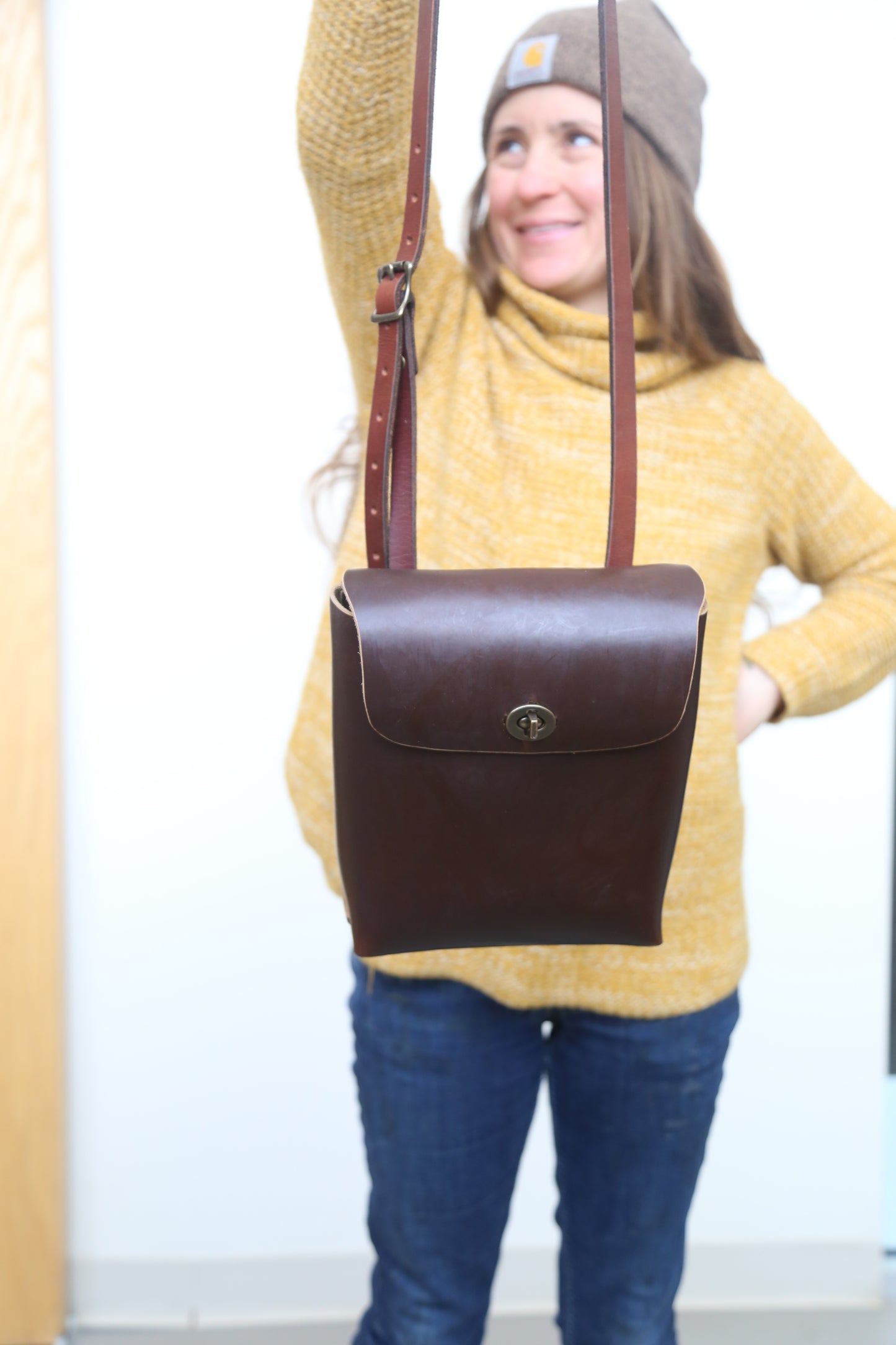 Woven Purse no.2 Brown