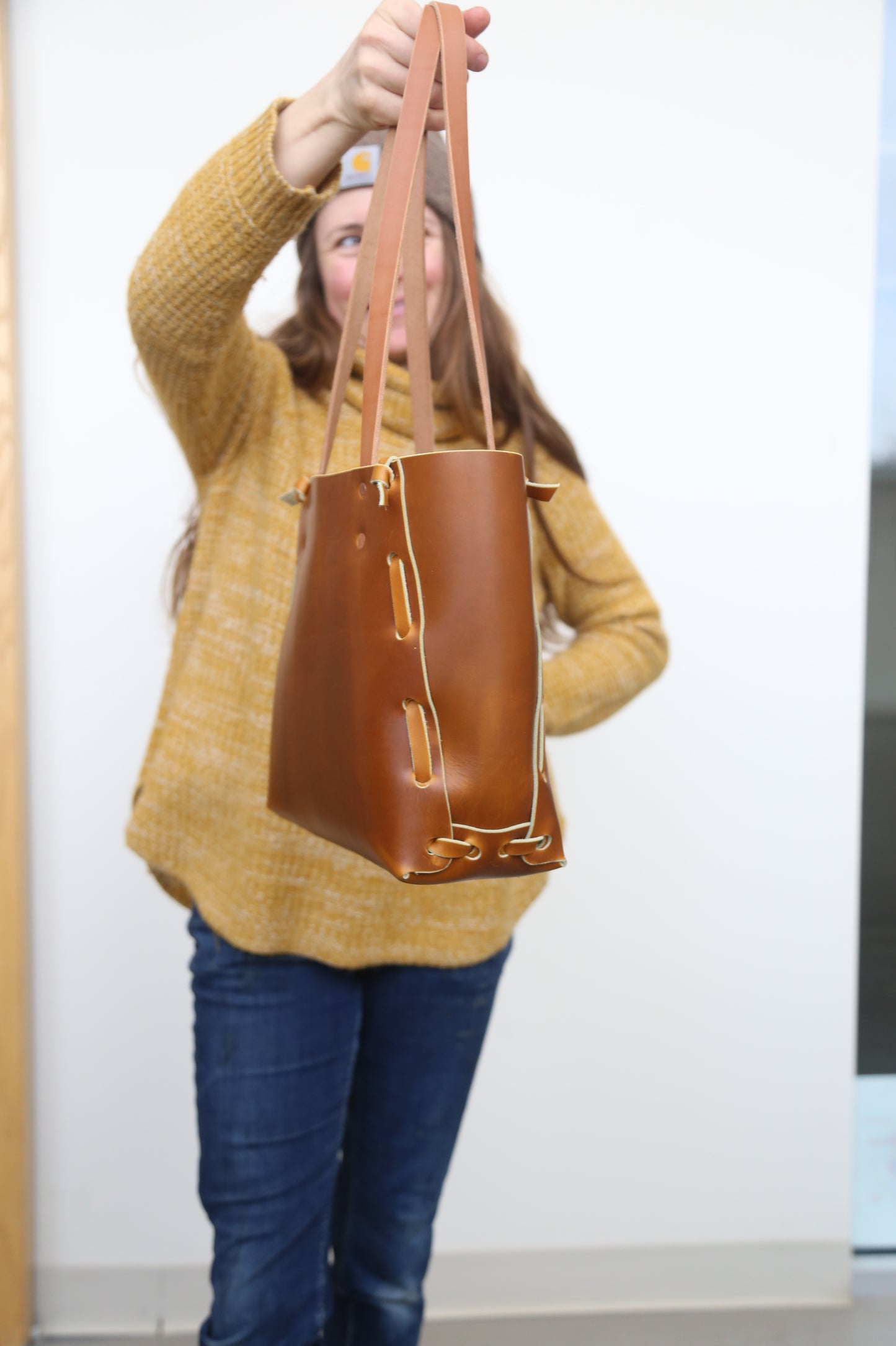 Tan no.2 Woven Tote
